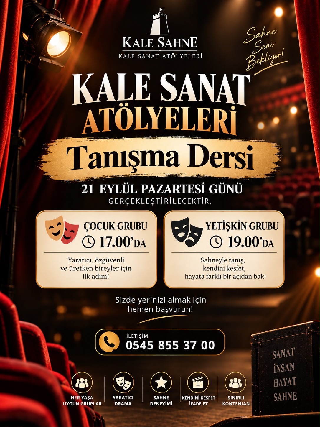Drama ve Atölye Çalışmaları İçin Tıklayınız.