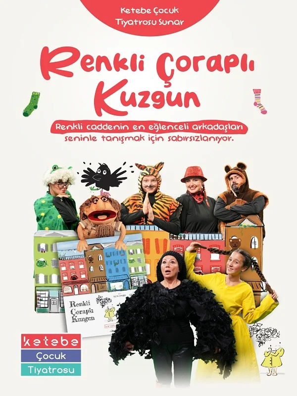 Renkli Çoraplı Kuzgun